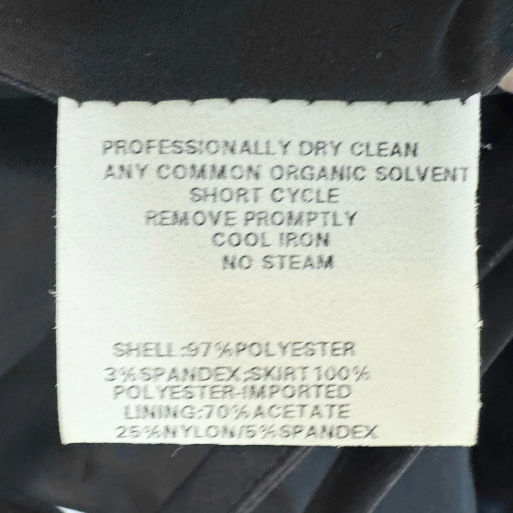 Jessica McClintock - Black and Light Pink Tiered Dress - Picture 9 of 12